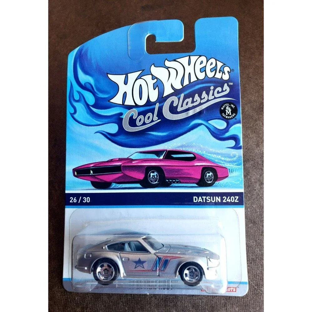 2014 Hot Wheels DATSUN 240Z Spectrafrost Silver COOL CLASSICS 26/30 1:64 RSW MOC